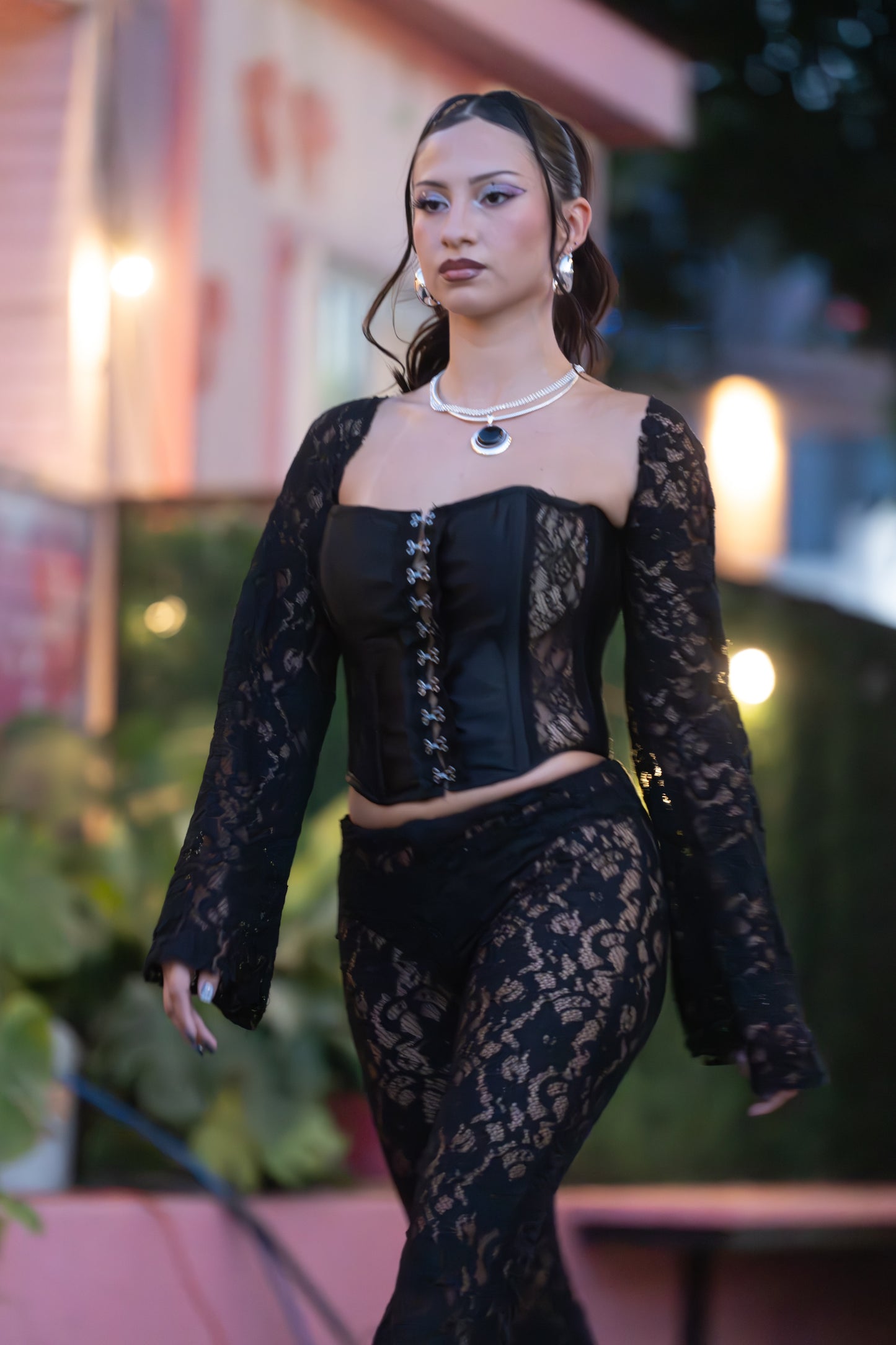 Black Magic Lace Bolero
