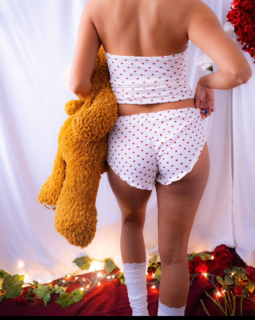 Booty short pajama set sale